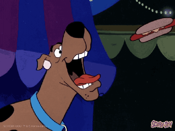 hot dog eating gif by scooby doo find share on giphy medium