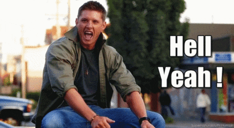 supernatural yes gifs find share on giphy medium