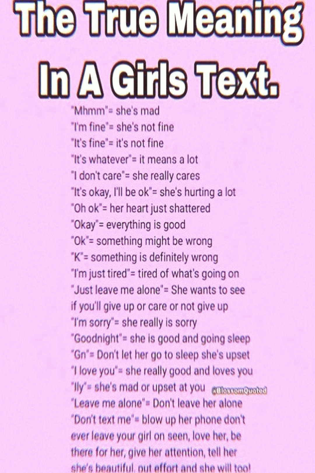 the true meaning in a girls text relationship texts medium