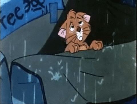 sad oliver and company gif find share on giphy medium