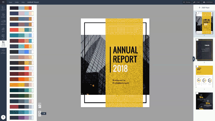 30 annual report design templates awesome examples skull graphics medium