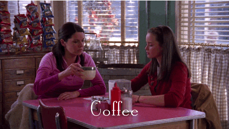 lorelai gilmore coffee gif by gilmore girls find share on giphy medium