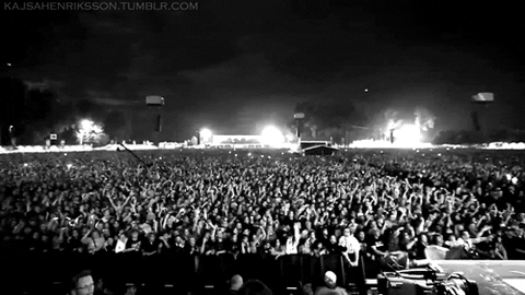 linkin park crowd gif find share on giphy medium