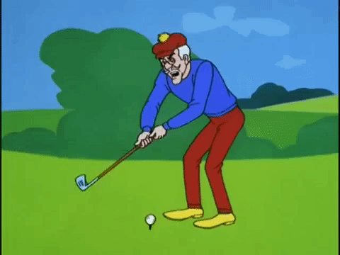 jokyland com grandpa plays golf medium