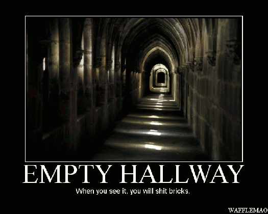 empty hallway when you see it know your meme medium