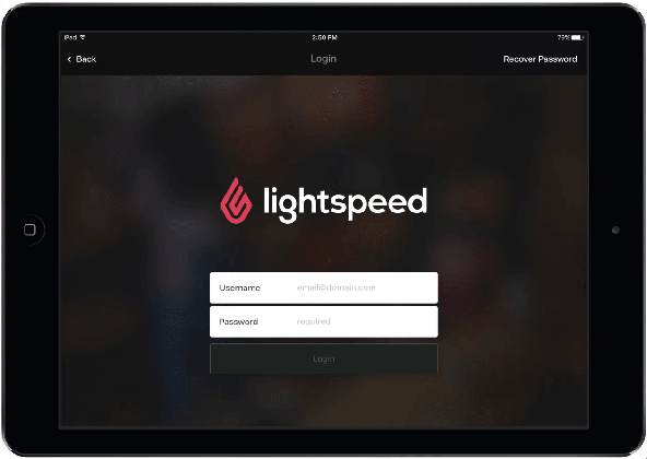 logging in on your ipad lightspeed retail medium