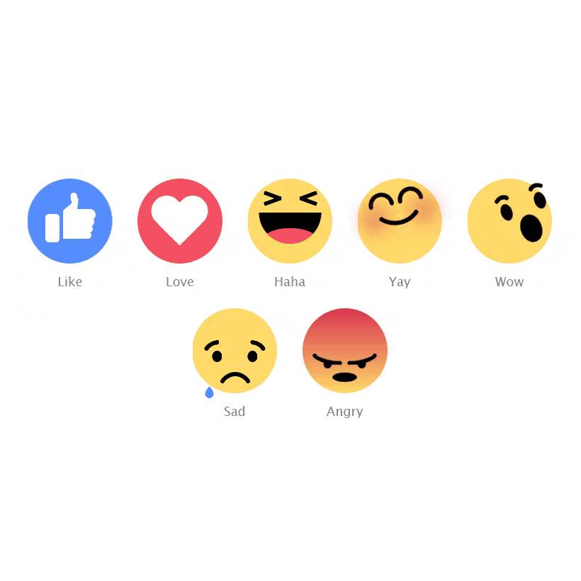 pure css facebook animated emoji reactions emoji emoticons design medium