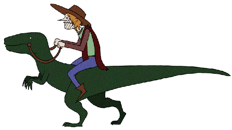animation dinosaurs cowboys walk cycle uarts allosaurus cairgood medium