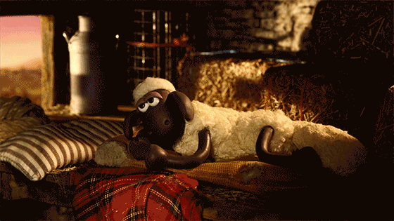 tired waking up gif by aardman animations find share medium