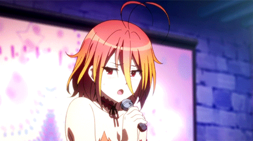 pics for anime girl singing gif medium