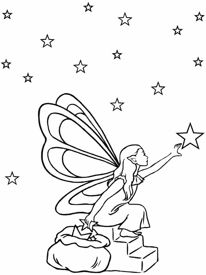 fairy 1 fantasy coloring pages coloring book fairies pinterest medium