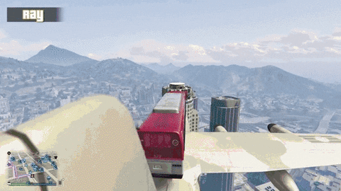 bus airplane gif find share on giphy medium
