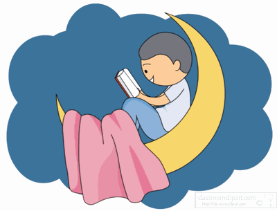 boy on moon reading book animated gif anim lt k pek pinterest medium