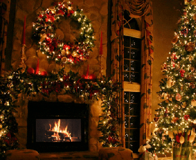 tag for merry christmas fireplace gif warmth pictures photos and medium