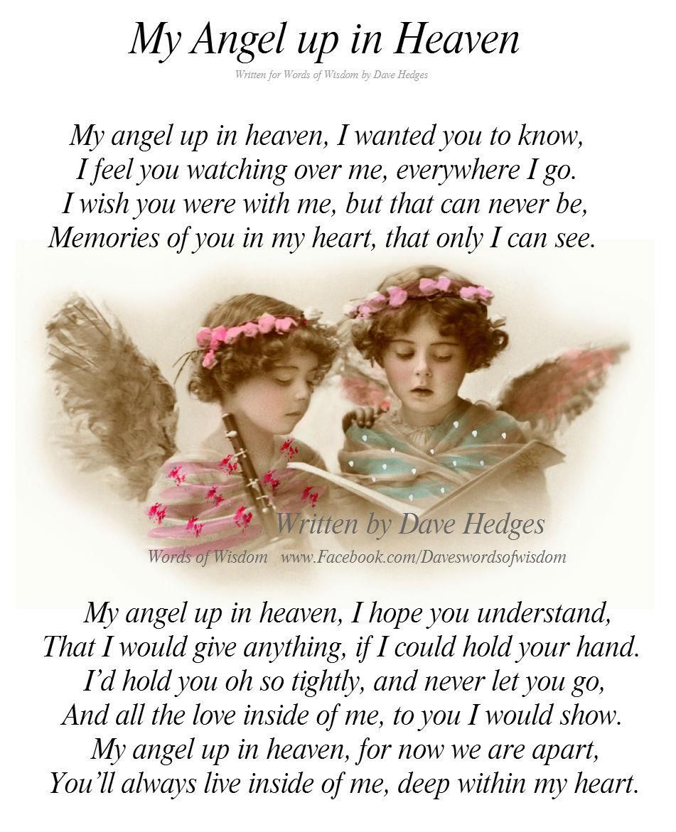 my angel up in heaven is my mom i miss you words to live by medium