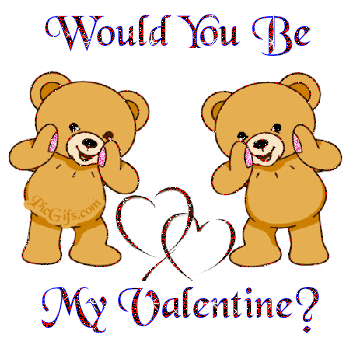 would you be my valentine two bears medium