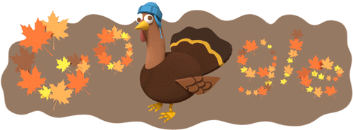 thanksgiving day google logo serves up an animated turkey medium