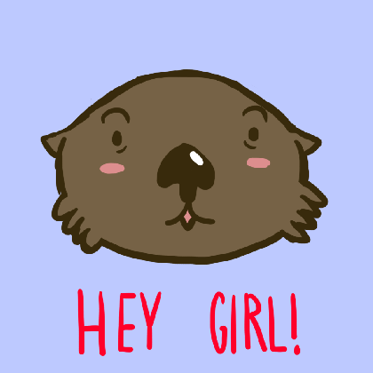 hey girl hello gif by lame kids club find share on giphy medium