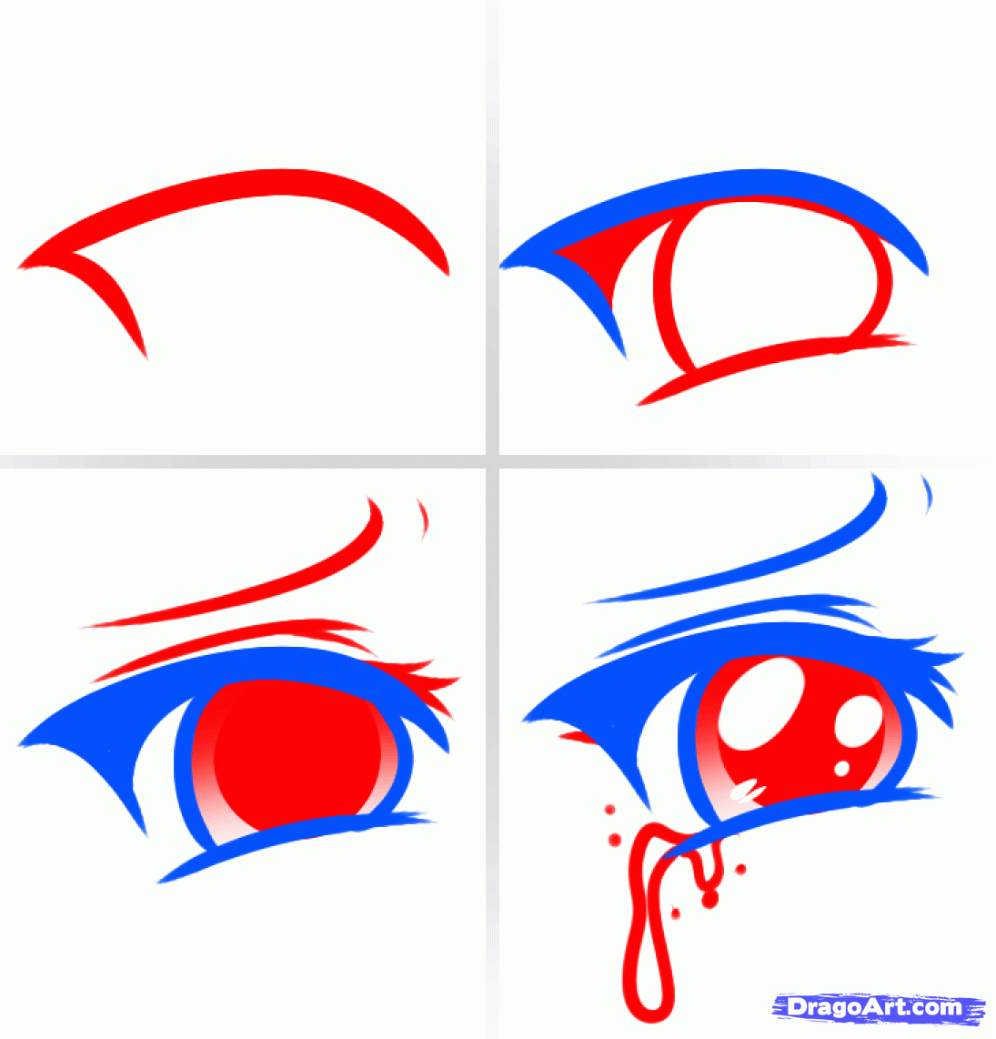how to draw anime eyes crying step by step for beginners google medium