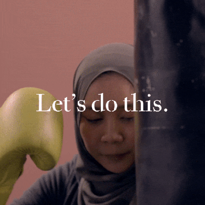 punch let s do this gif by this girl can find share on giphy medium