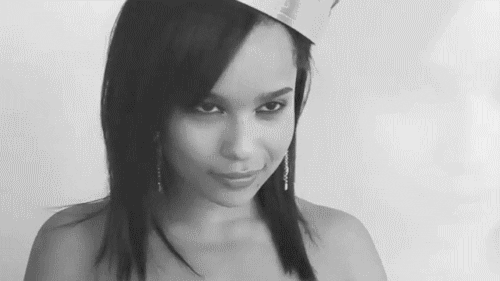 zoe kravitz tongue gif find share on giphy medium