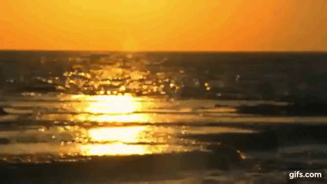 sunset reflection on water background video for editing medium