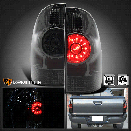 parts accessories car truck for 2005 2015 toyota tacoma base x runner smoke lens led rear tail brake lights 1990 medium