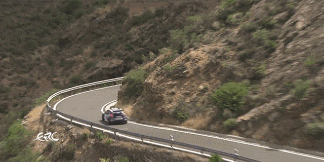 guardrail saves rally car from a terrifying crash medium