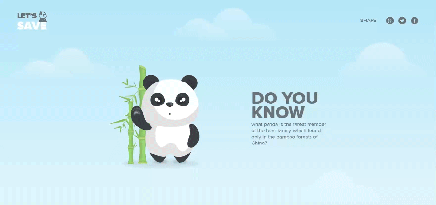 let s save panda landing page on behance funny pictures with captions medium