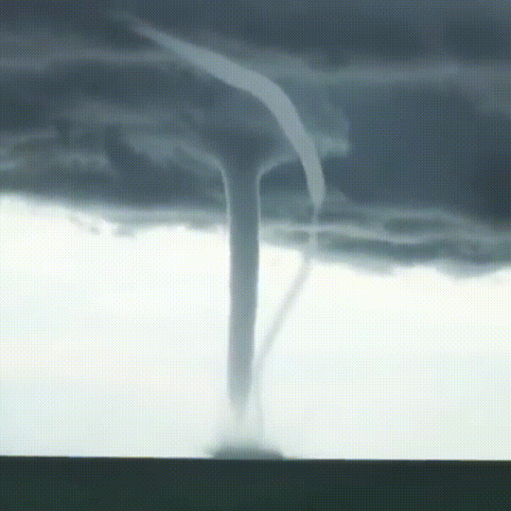 two waterspouts off the coast of florida yesterday http ift tt medium