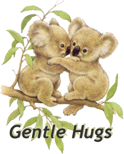 gentle hugs cute animals hugs friend gif soft gentle greeting medium