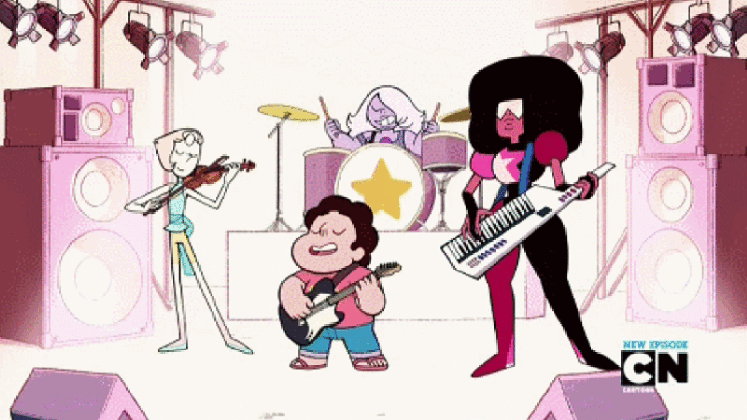the very cool character detail in all of steven universe s music medium