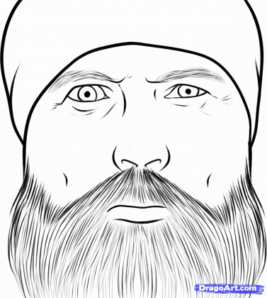duck dynasty people coloring pages robertson duck dynasty jase medium