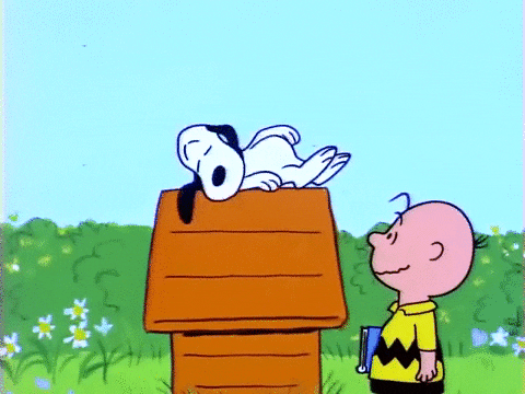 tired good morning gif by peanuts find share on giphy medium