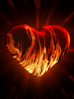 heart on fire graphic glitter pictures pinterest gifs medium