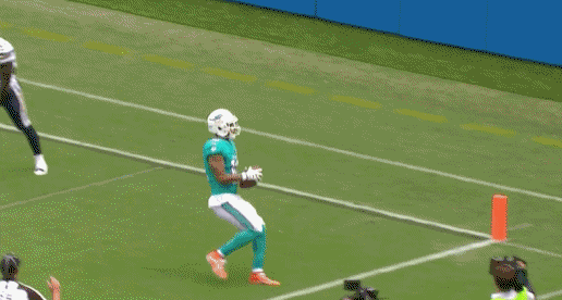 dolphins vs chargers kenny stills celebrates with ladainian medium