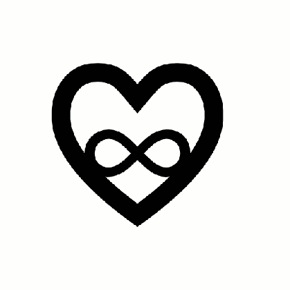 infinity and heart symbol gallery free symbol design online medium