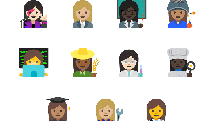 the new female emojis are our friends vox running emoji gif medium