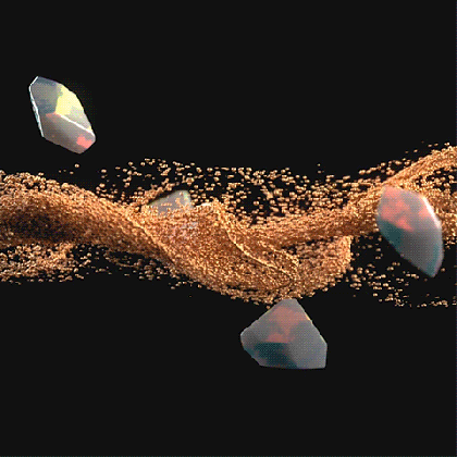 motion graphics particles rainbow gif on gifer by mell medium