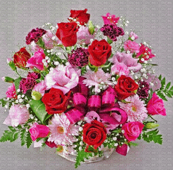roses roses bouquet flowers gif picmix medium