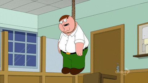 hanging family guy gif find share on giphy medium