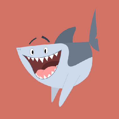 happy shark week i am a shark gif animation shark week medium