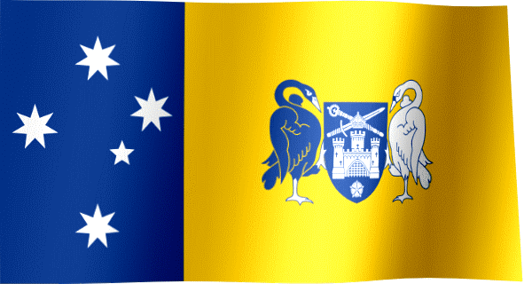 flag of the australian capital territory all waving flags medium