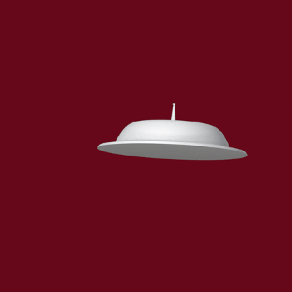 flying saucer ufo gif by joe merrell find share on giphy medium