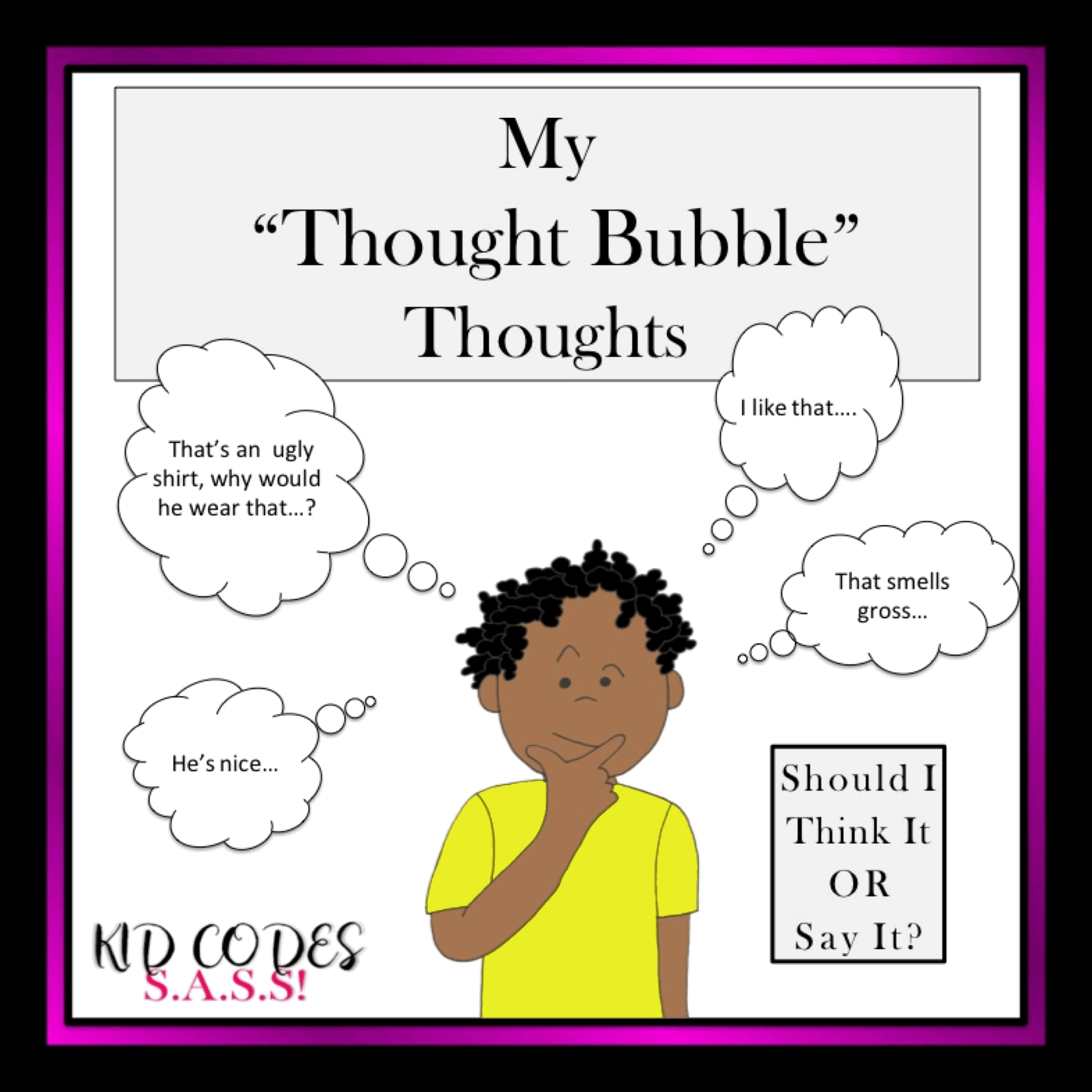 social story skill builder my thought bubble thoughts 3rd 5th grade medium