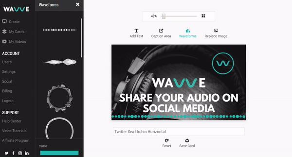 how to easily generate audio waveform animations for your audio medium