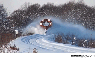 train plowing through snow meme guy medium