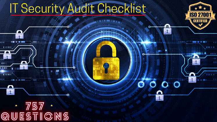 system security audit checklist neon symbol medium