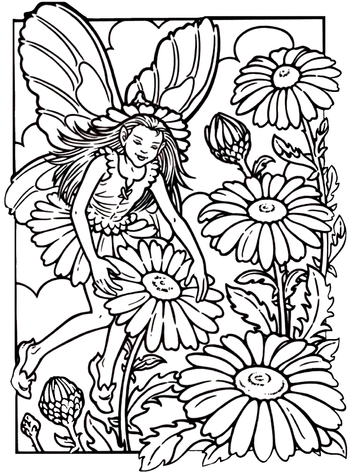 fairy coloring pages for adults fairies 16 fantasy coloring pages medium