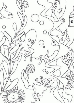 sea creature drawing at getdrawings com free for personal use sea medium